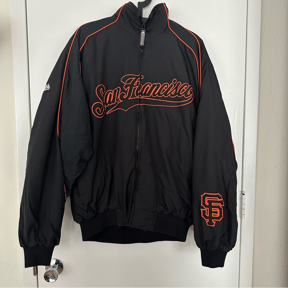 MAJESTIC - SAN FRANCISCO GIANTS FLEECE LINED FULL ZIP JACKET - MENS XL